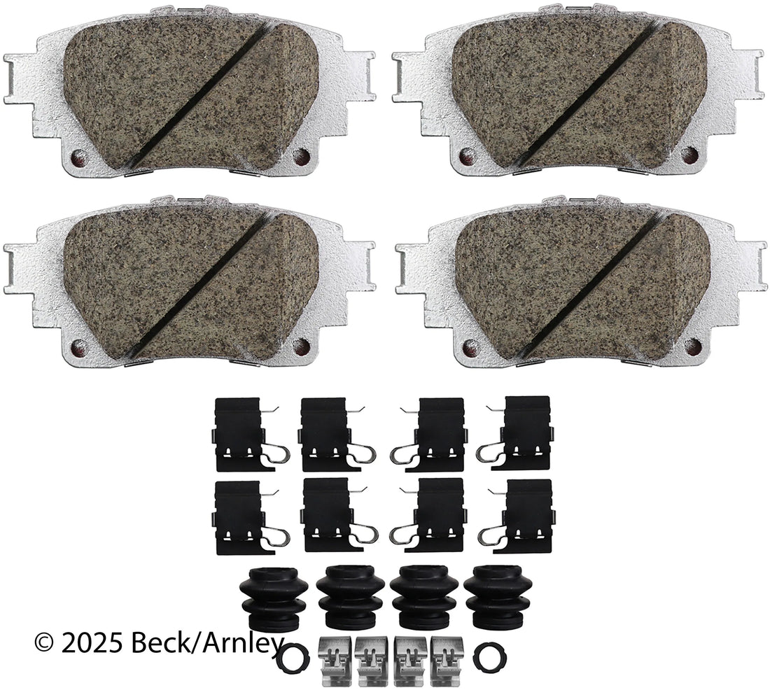 Beck/Arnley 085-7109A 2024-2026 Lexus TX350 Disc Brake Pad Set