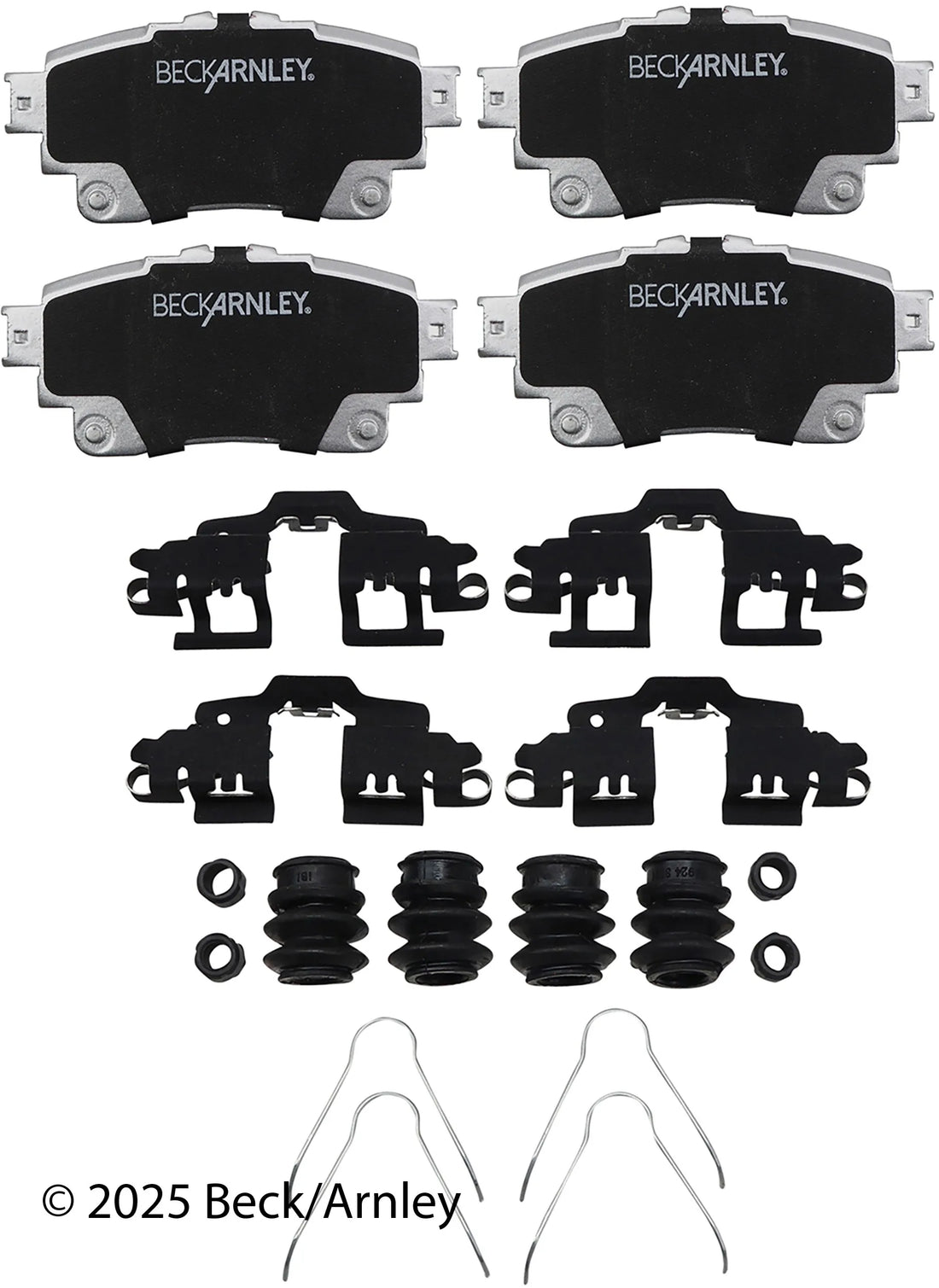 Beck/Arnley 085-7109B 2020 Toyota Corolla Disc Brake Pad Set