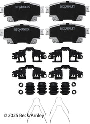 Beck/Arnley 085-7109B 2020 Toyota Corolla Disc Brake Pad Set