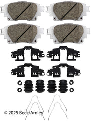 Beck/Arnley 085-7109B 2020 Toyota Corolla Disc Brake Pad Set