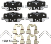 Beck/Arnley 085-7113 2020-2025 Hyundai Palisade Disc Brake Pad Set