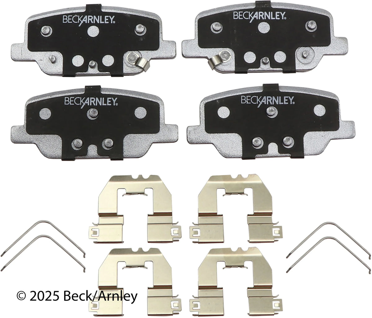 Beck/Arnley 085-7113 2020-2025 Hyundai Palisade Disc Brake Pad Set