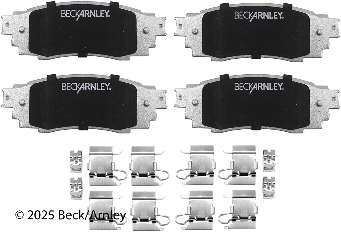 Beck/Arnley 085-7114 2025-2026 Lexus UX300h Disc Brake Pad Set