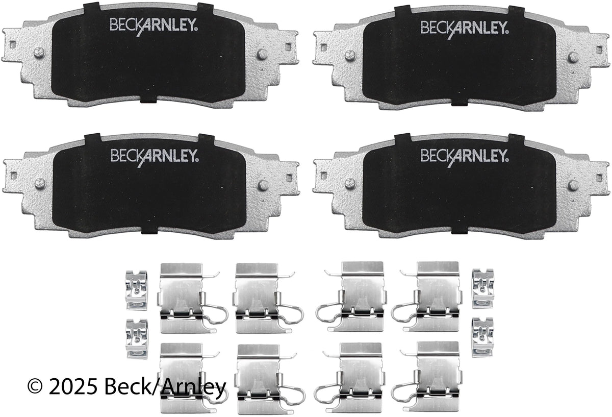 Beck/Arnley 085-7114 2025-2026 Lexus UX300h Disc Brake Pad Set