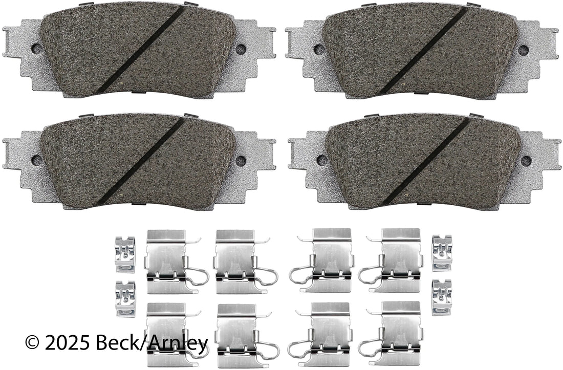Beck/Arnley 085-7114 2025-2026 Lexus UX300h Disc Brake Pad Set
