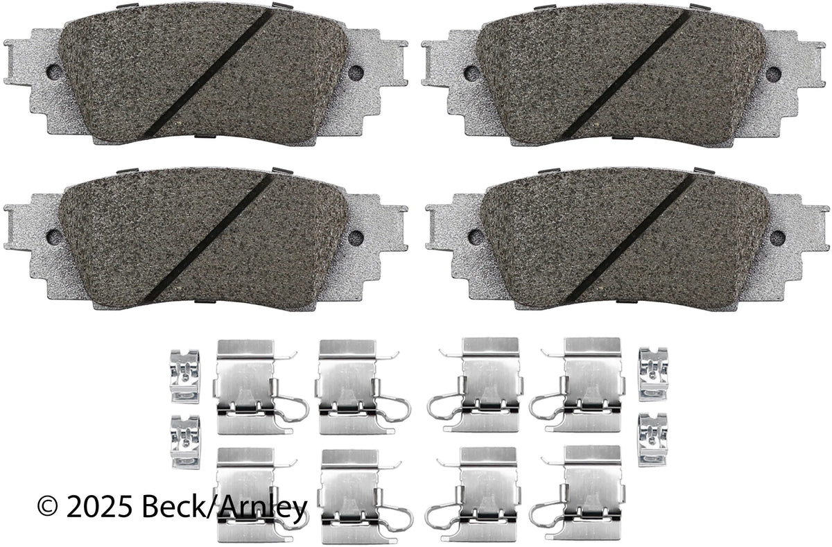 Beck/Arnley 085-7114 2025-2026 Lexus UX300h Disc Brake Pad Set