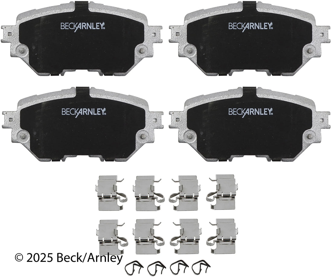 Beck/Arnley 085-7122 2014-2018 Mazda 3 Disc Brake Pad Set