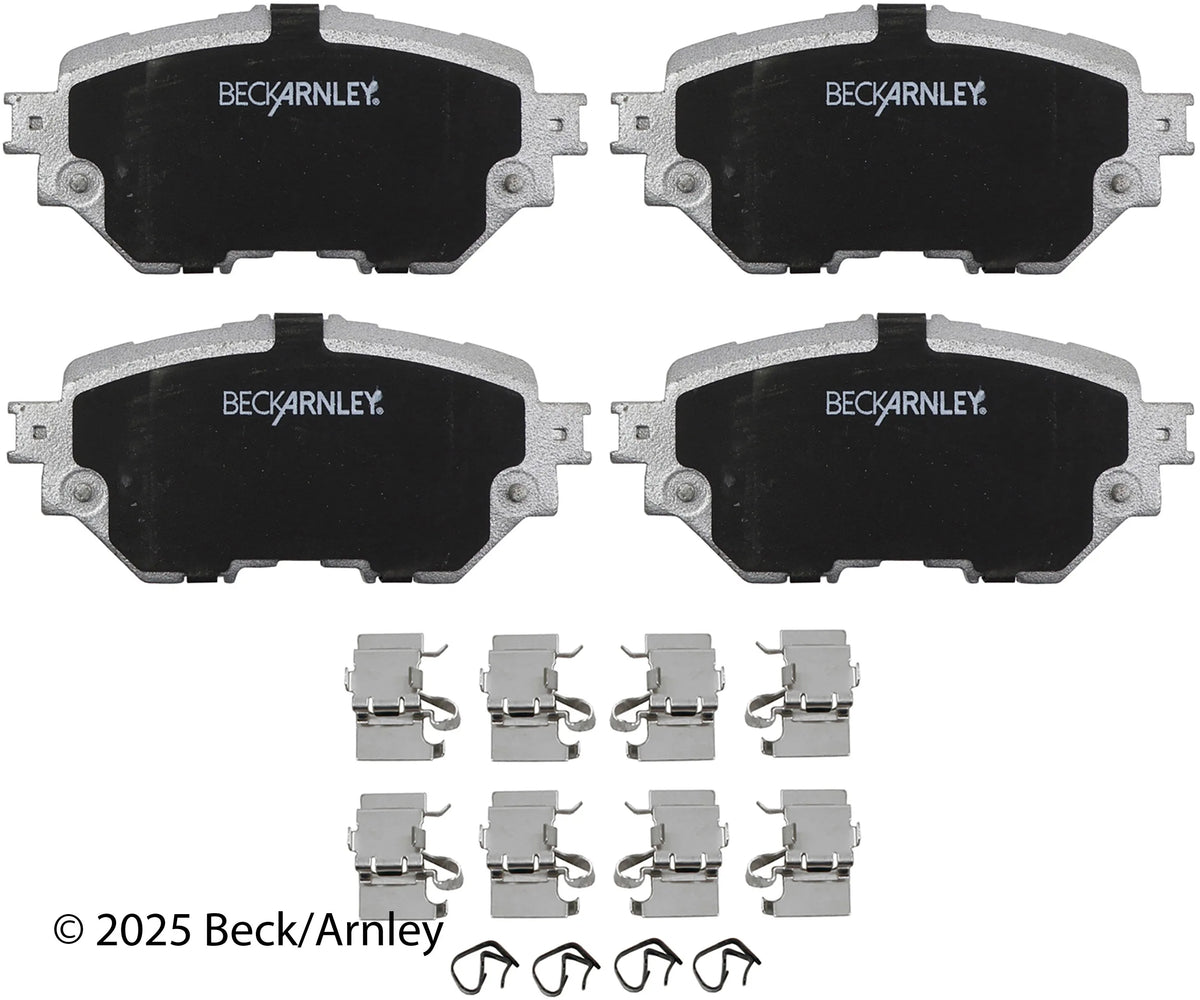 Beck/Arnley 085-7122 2014-2018 Mazda 3 Disc Brake Pad Set