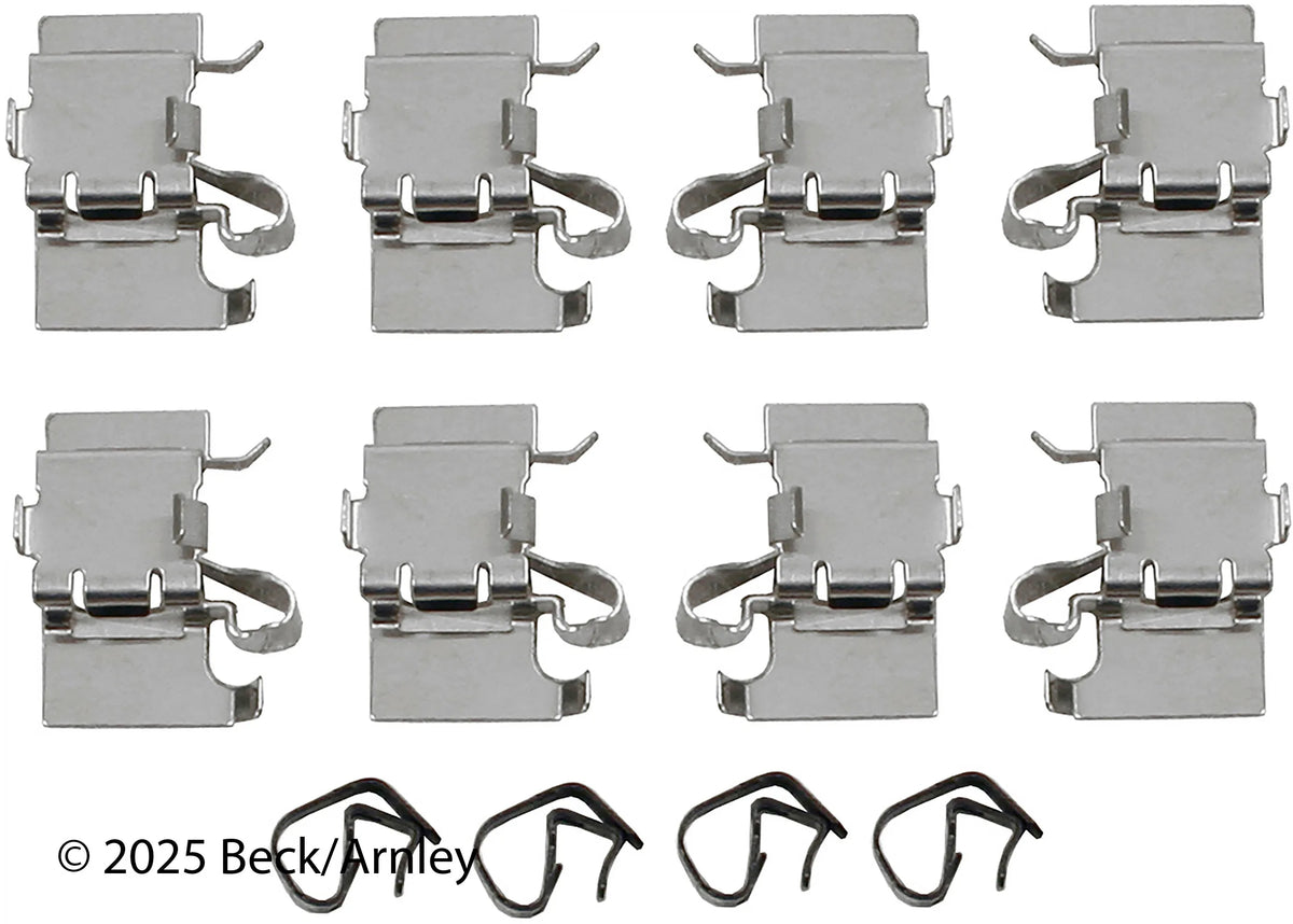 Beck/Arnley 085-7122 2014-2018 Mazda 3 Disc Brake Pad Set