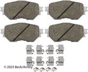 Beck/Arnley 085-7122 2014-2018 Mazda 3 Disc Brake Pad Set