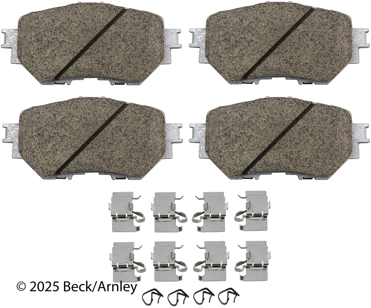 Beck/Arnley 085-7122 2014-2018 Mazda 3 Disc Brake Pad Set