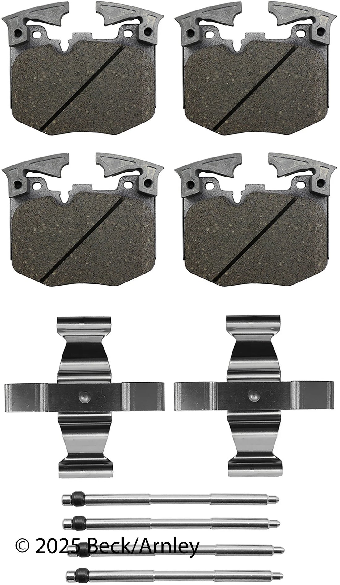 Beck/Arnley 085-7133 2020-2026 Toyota GR Supra Disc Brake Pad Set