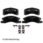 Beck/Arnley 085-7147 2017-2024 Mitsubishi Mirage G4 Disc Brake Pad Set