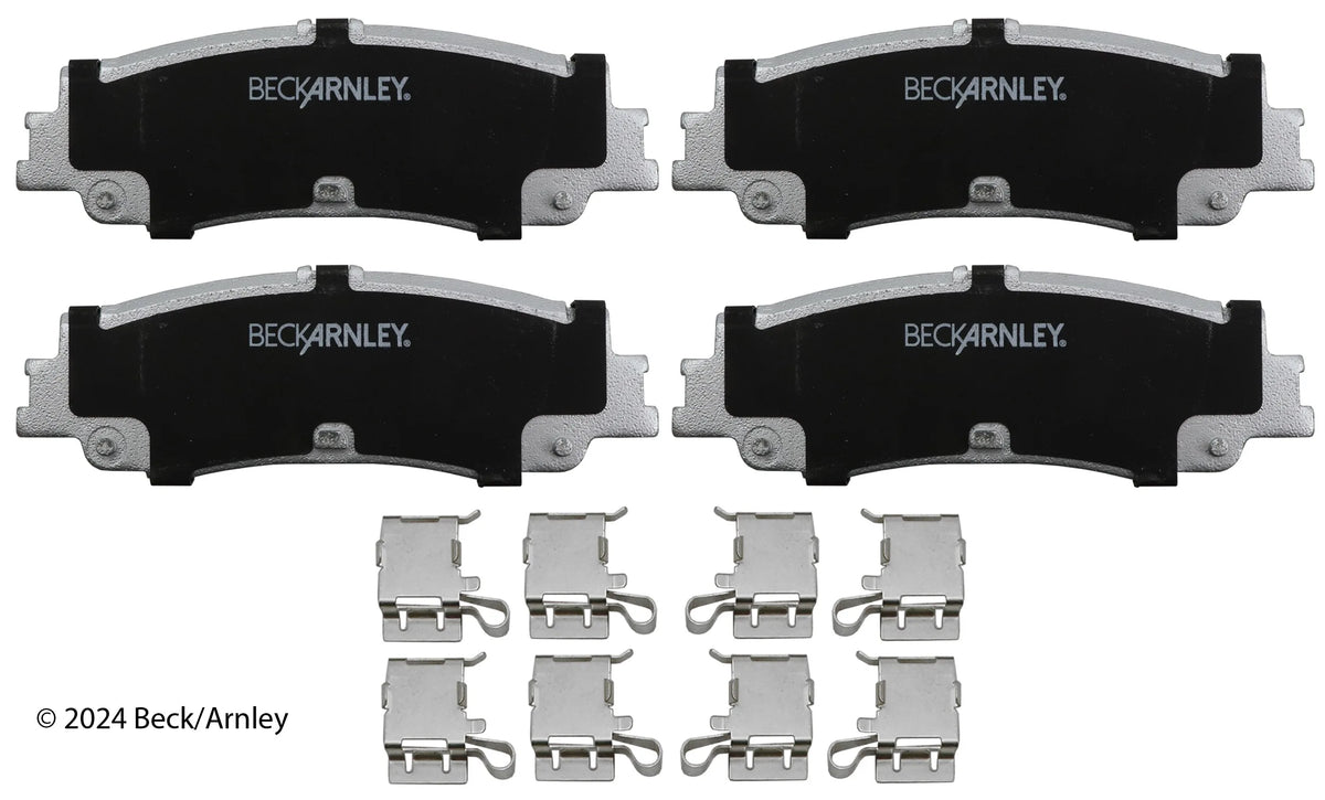 Beck/Arnley 085-7148 2024-2026 Toyota Tacoma Disc Brake Pad Set