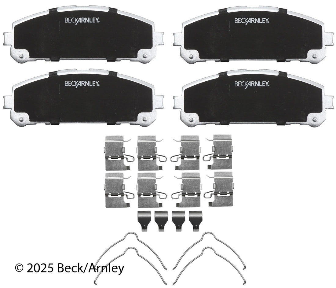 Beck/Arnley 085-7161 2024-2026 Lexus TX350 Disc Brake Pad Set
