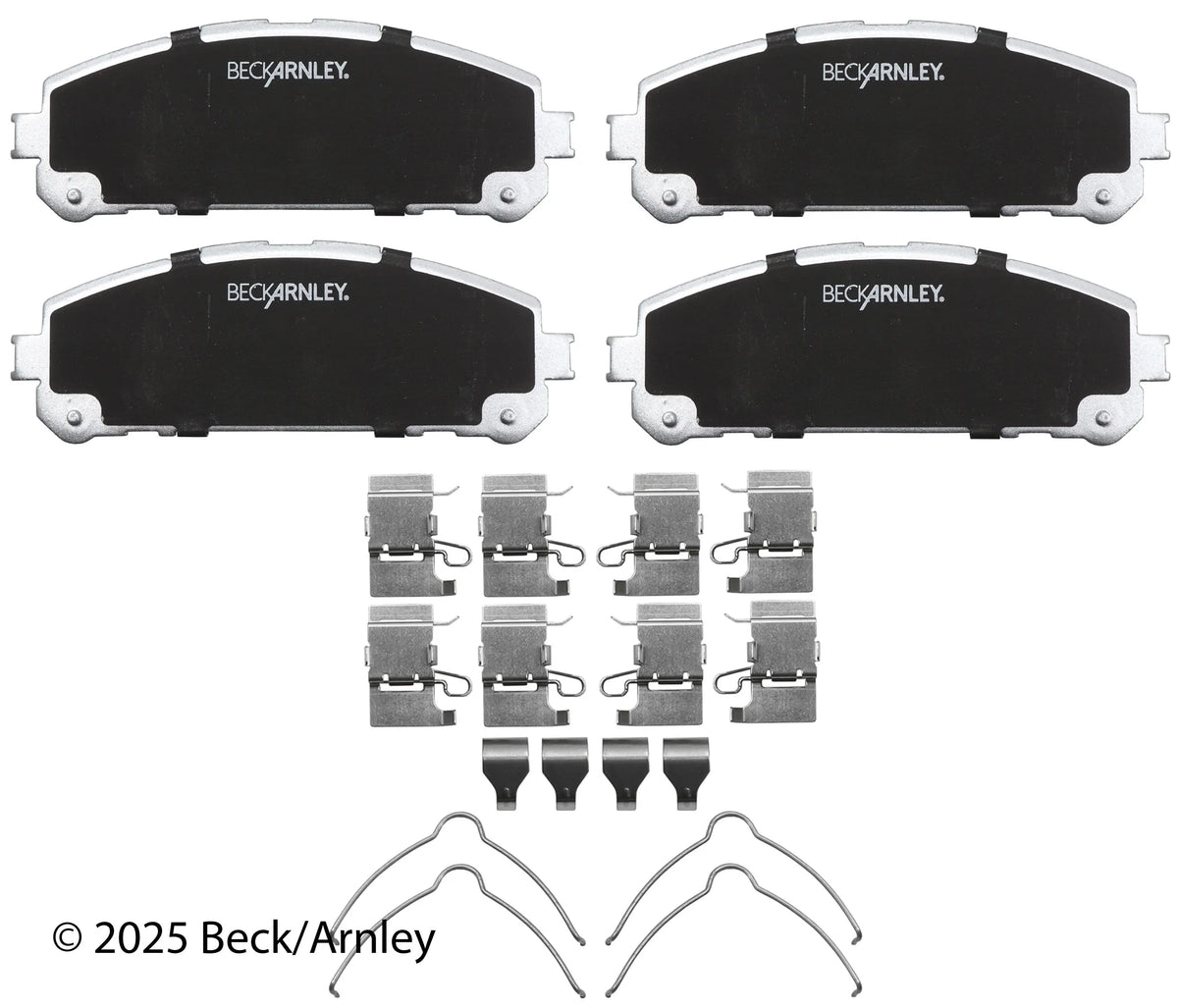 Beck/Arnley 085-7161 2024-2026 Lexus TX350 Disc Brake Pad Set
