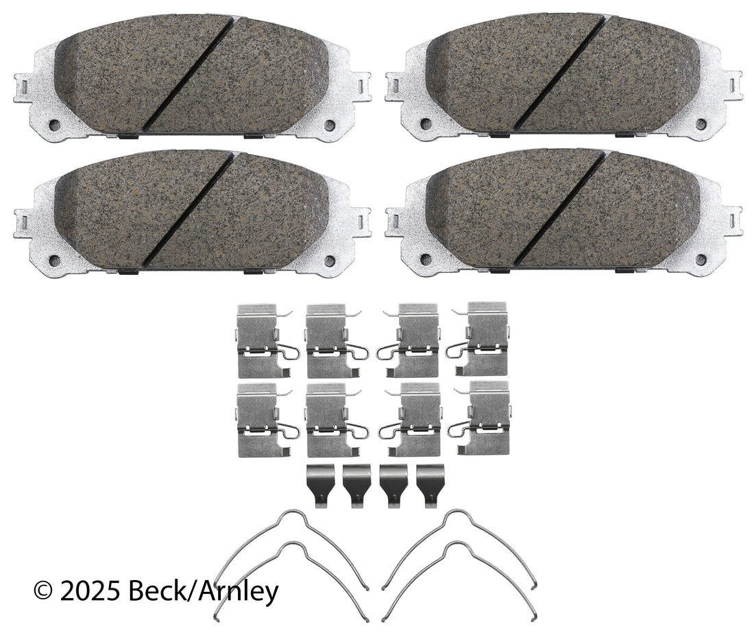 Beck/Arnley 085-7161 2024-2026 Lexus TX350 Disc Brake Pad Set