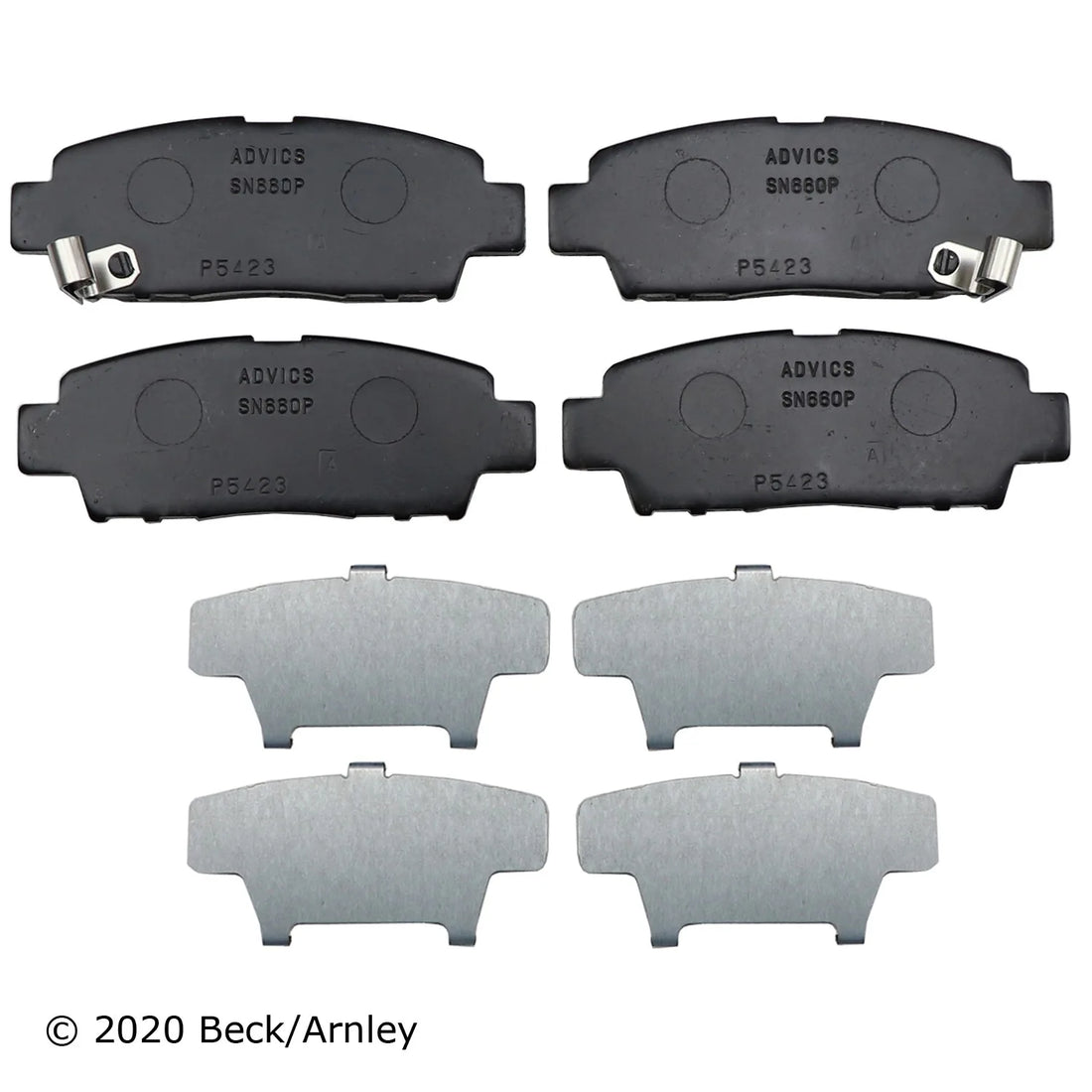 Beck/Arnley 089-1534 1998-2002 Chevrolet Prizm Disc Brake Pad Set