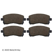 Beck/Arnley 089-1554 1998-2002 Subaru Forester Disc Brake Pad Set