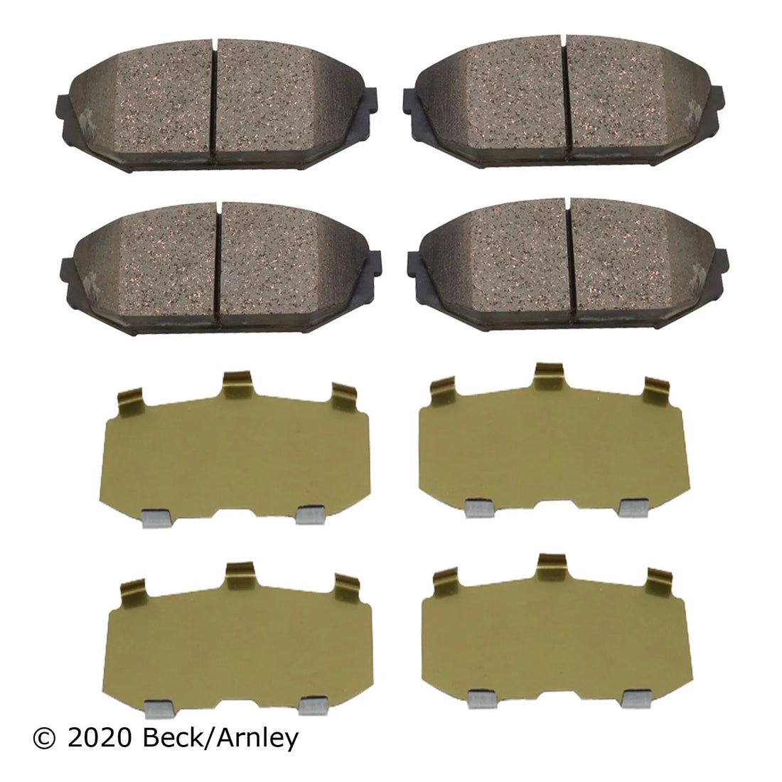 Beck/Arnley 089-1605 1999-2004 Honda Odyssey Disc Brake Pad Set