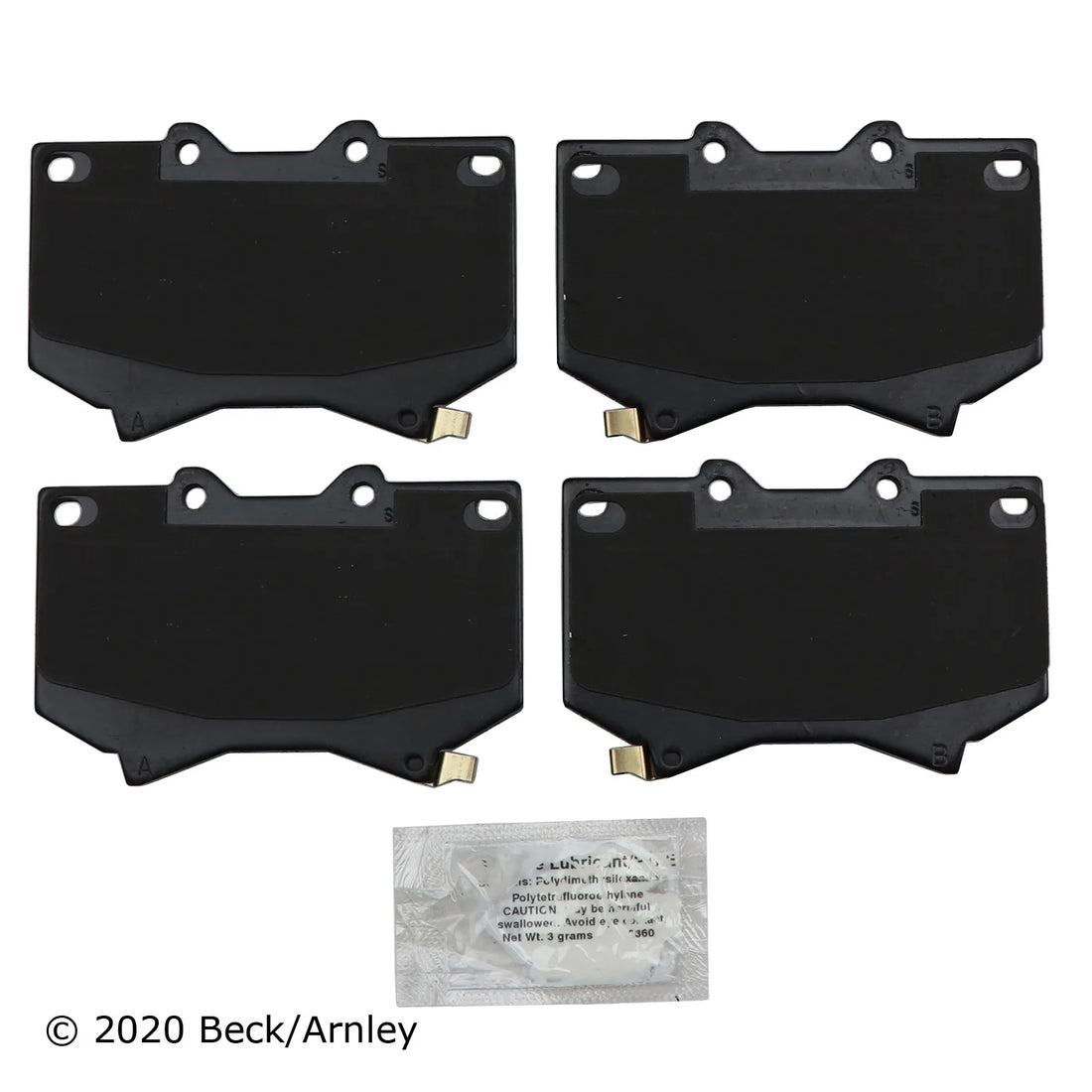 Beck/Arnley 089-1618 2001-2004 Toyota Sequoia Disc Brake Pad Set