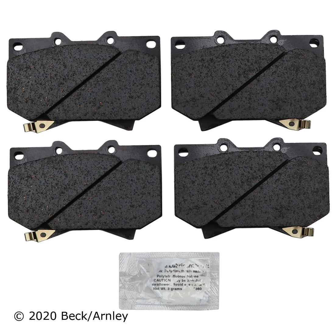 Beck/Arnley 089-1618 2001-2004 Toyota Sequoia Disc Brake Pad Set
