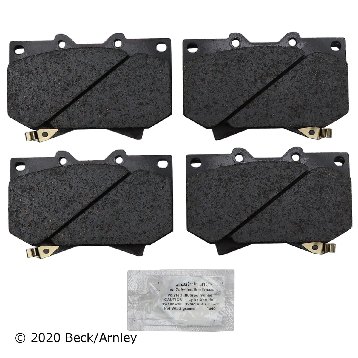 Beck/Arnley 089-1618 2001-2004 Toyota Sequoia Disc Brake Pad Set