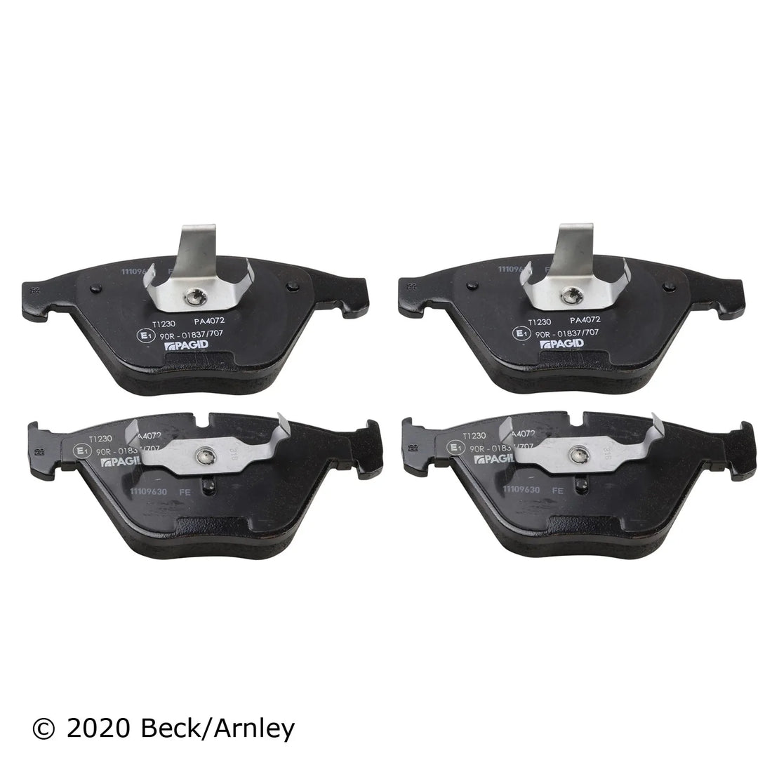 Beck/Arnley 089-1720 2015-2016 BMW Z4 Disc Brake Pad Set