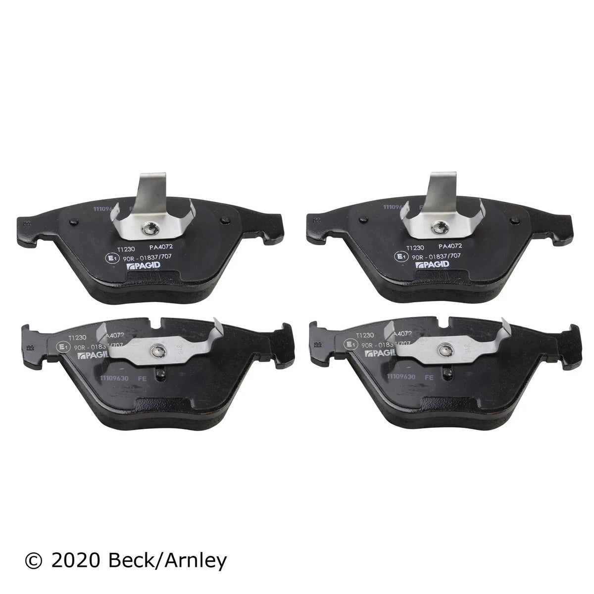 Beck/Arnley 089-1720 2015-2016 BMW Z4 Disc Brake Pad Set