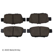 Beck/Arnley 089-1723 2006-2014 Honda Ridgeline Disc Brake Pad Set