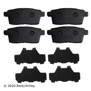 Beck/Arnley 089-1749 2007-2015 Mazda CX-9 Disc Brake Pad Set