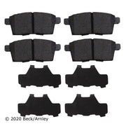 Beck/Arnley 089-1749 2007-2015 Mazda CX-9 Disc Brake Pad Set