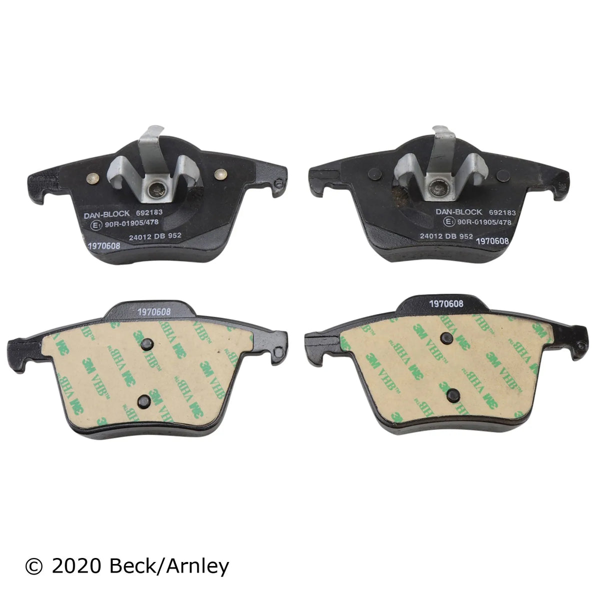 Beck/Arnley 089-1781 2003-2014 Volvo XC90 Disc Brake Pad Set