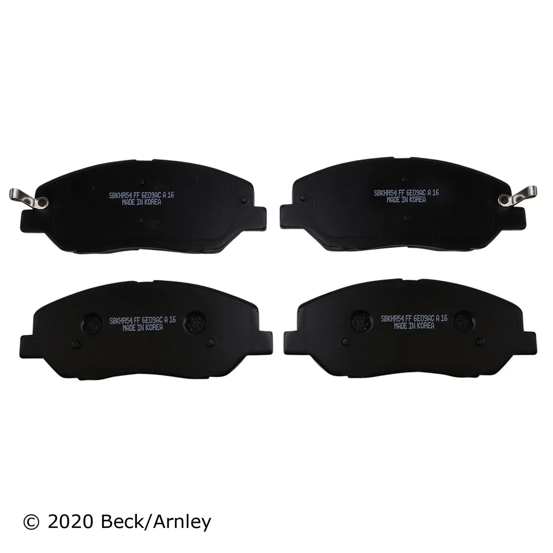 Beck/Arnley 089-1789 2007-2016 Hyundai Santa Fe Disc Brake Pad Set