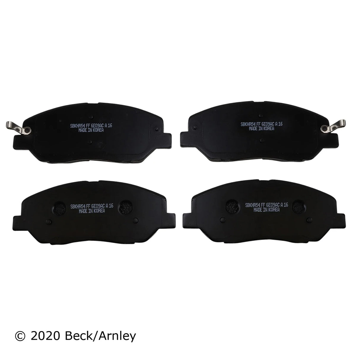 Beck/Arnley 089-1789 2007-2016 Hyundai Santa Fe Disc Brake Pad Set