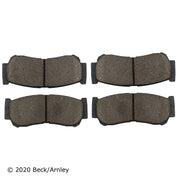 Beck/Arnley 089-1797 2007-2009 Hyundai Santa Fe Disc Brake Pad Set