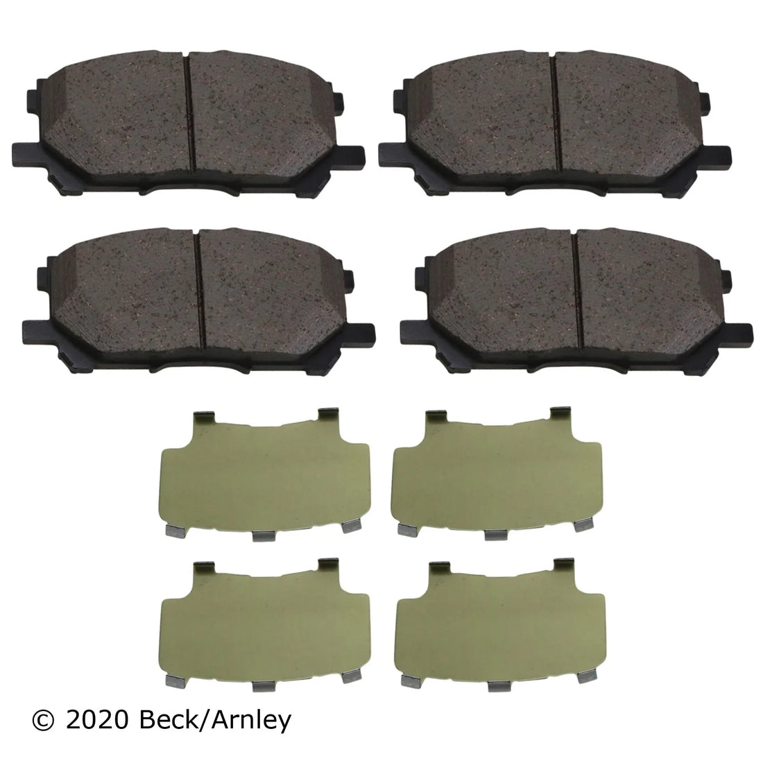 Beck/Arnley 089-1805 2007-2009 Lexus RX350 Disc Brake Pad Set