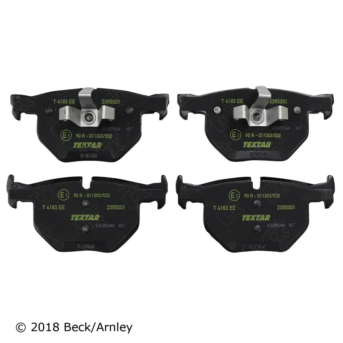 Beck/Arnley 089-1821 2007-2009 BMW 335i Disc Brake Pad Set