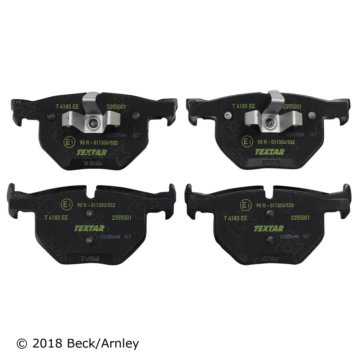 Beck/Arnley 089-1821 2007-2009 BMW 335i Disc Brake Pad Set