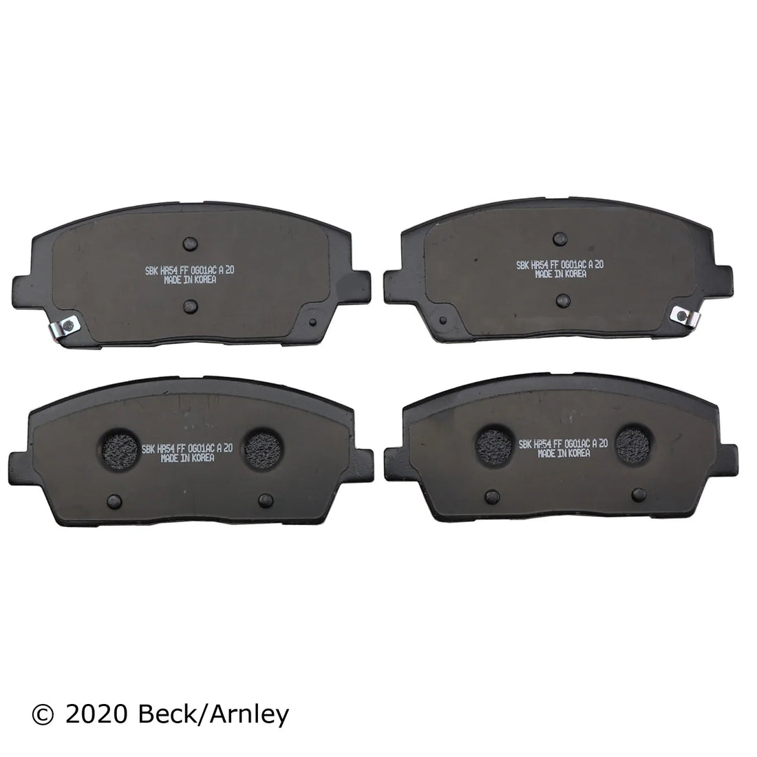 Beck/Arnley 089-2118 2020-2025 Hyundai Palisade Disc Brake Pad Set
