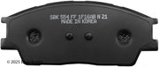 Beck/Arnley 089-2127 2020-2026 Hyundai Venue Disc Brake Pad Set