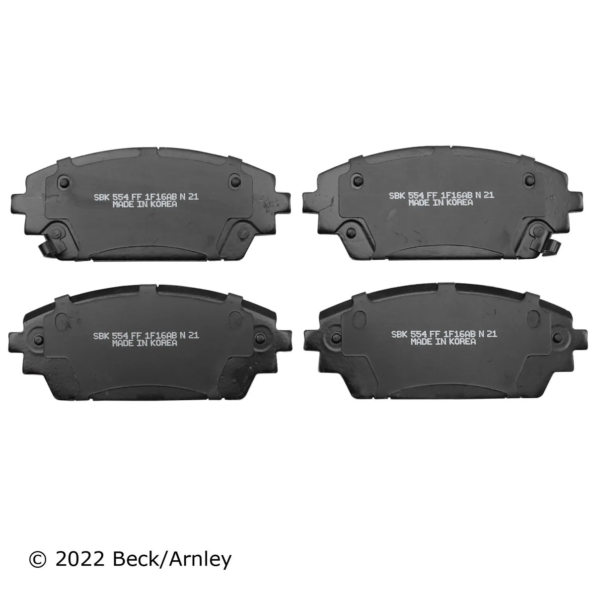 Beck/Arnley 089-2130 2019-2026 Mazda 3 Disc Brake Pad Set