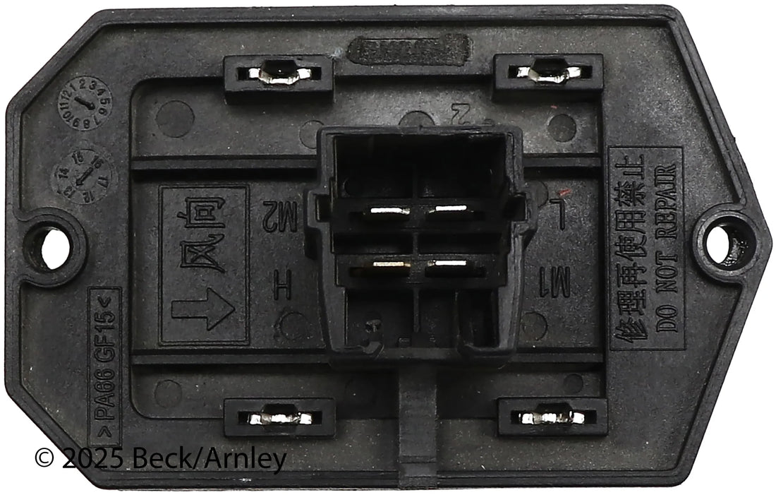 Beck/Arnley 204-0004 2004-2008 Toyota Solara HVAC Blower Motor Resistor