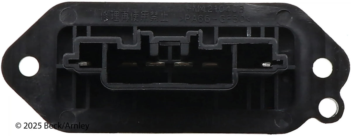 Beck/Arnley 204-0145 2010-2013 Mazda 3 HVAC Blower Motor Resistor