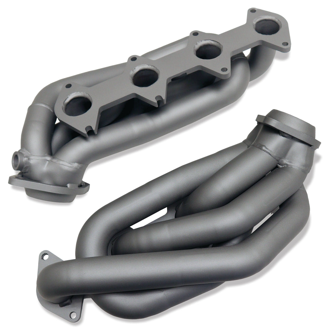 BBK Performance Parts 1612 - 2005-2010 MUSTANG GT 1-5/8 SHORTY TUNED LENGTH HEADERS (TITANIUM CERAMIC) 2