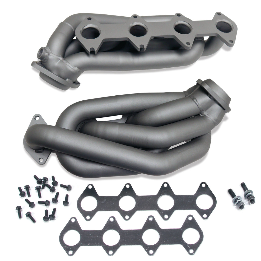 BBK Performance Parts 1612 - 2005-2010 MUSTANG GT 1-5/8 SHORTY TUNED LENGTH HEADERS (TITANIUM CERAMIC) 3