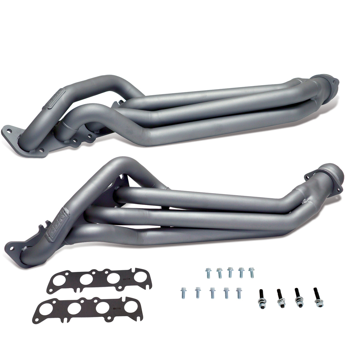 BBK Performance Parts 1856 - 2011-2023 MUSTANG GT 5.0 1-7/8 LONG TUBE EXHAUST HEADERS (TITANIUM CERAMIC) 2