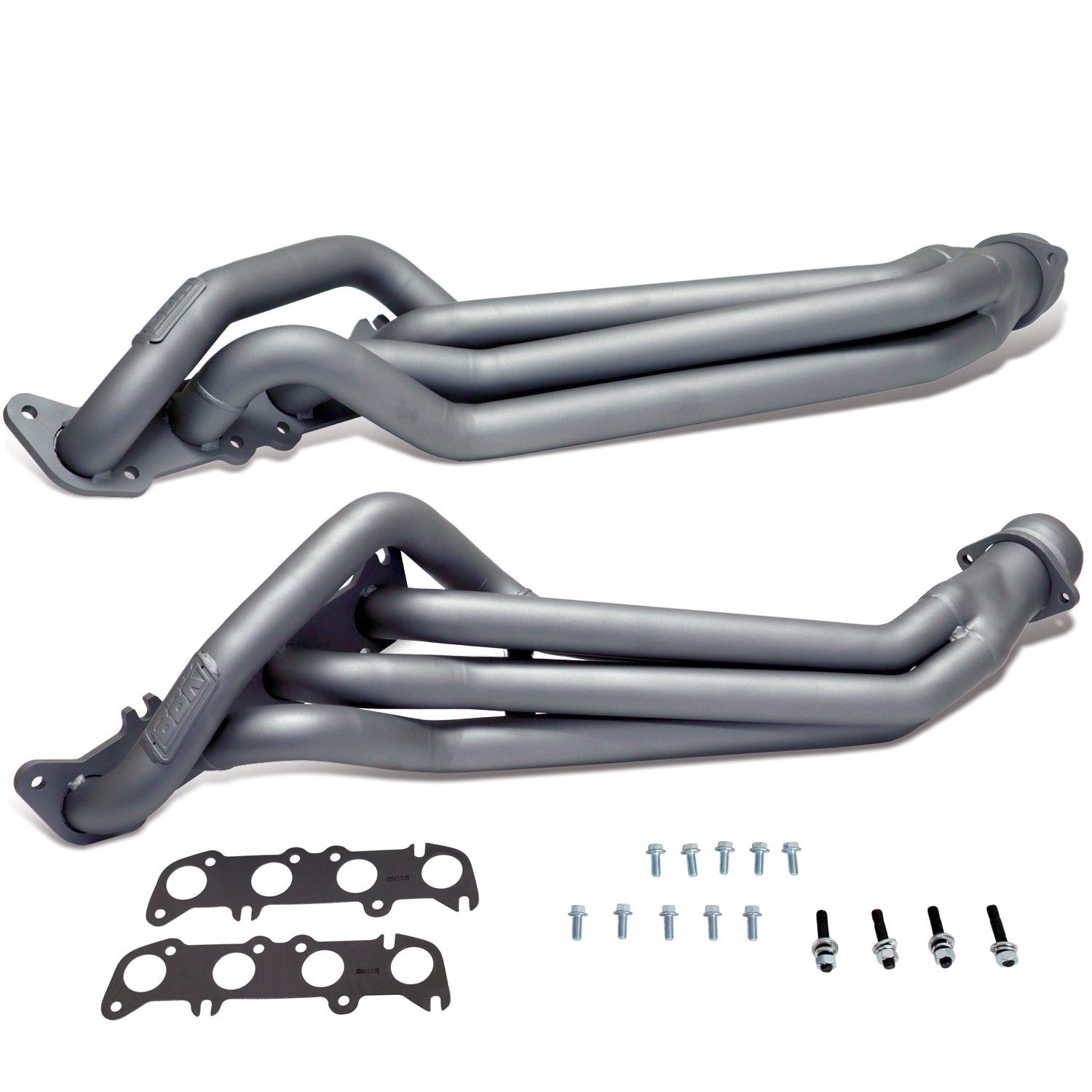 BBK Performance Parts 1856 - 2011-2023 MUSTANG GT 5.0 1-7/8 LONG TUBE EXHAUST HEADERS (TITANIUM CERAMIC) 2