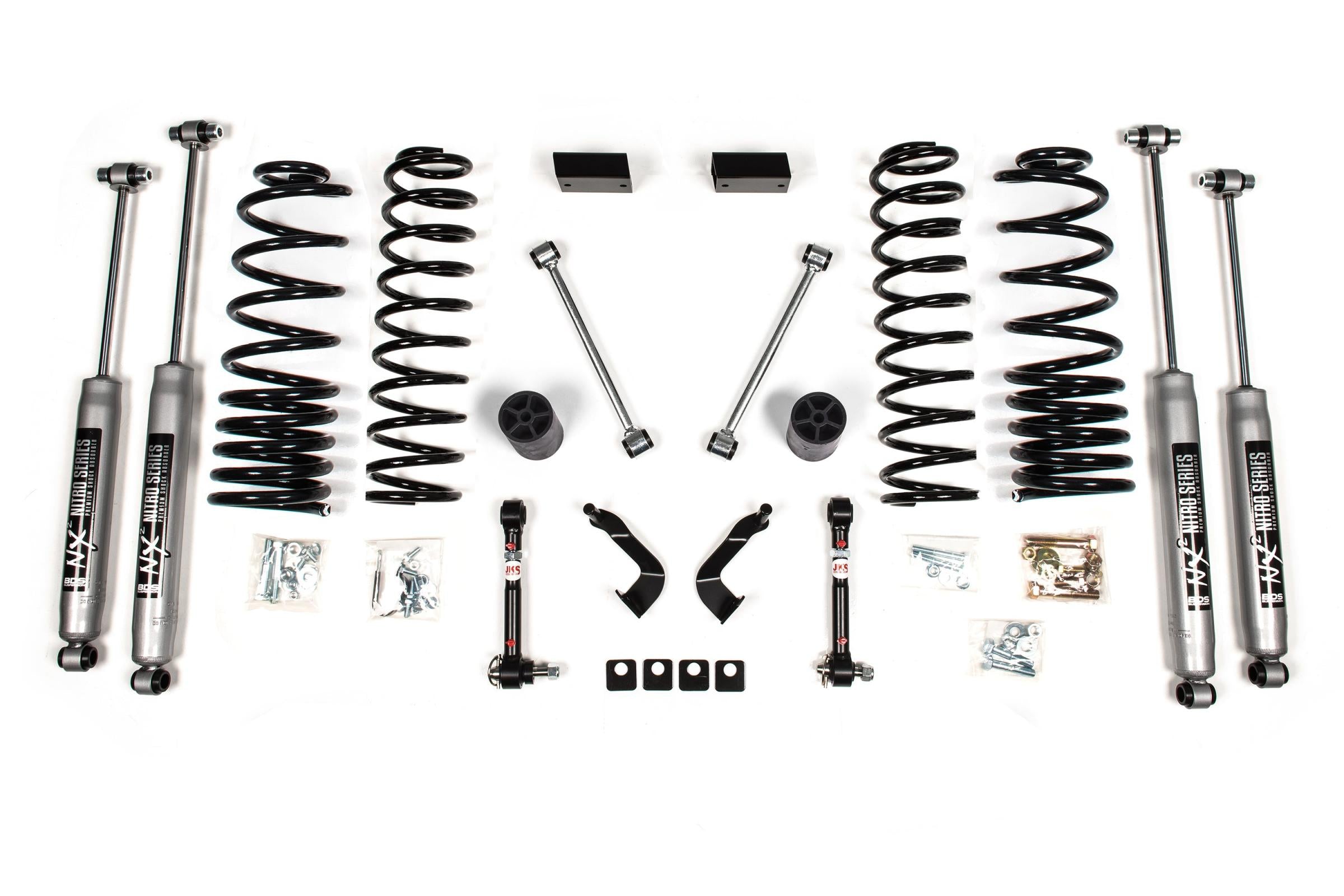 BDS Suspension BDS1440H - 2 Inch Lift Kit Jeep Gladiator JT 20-23 NX2 Nitro Shocks 1