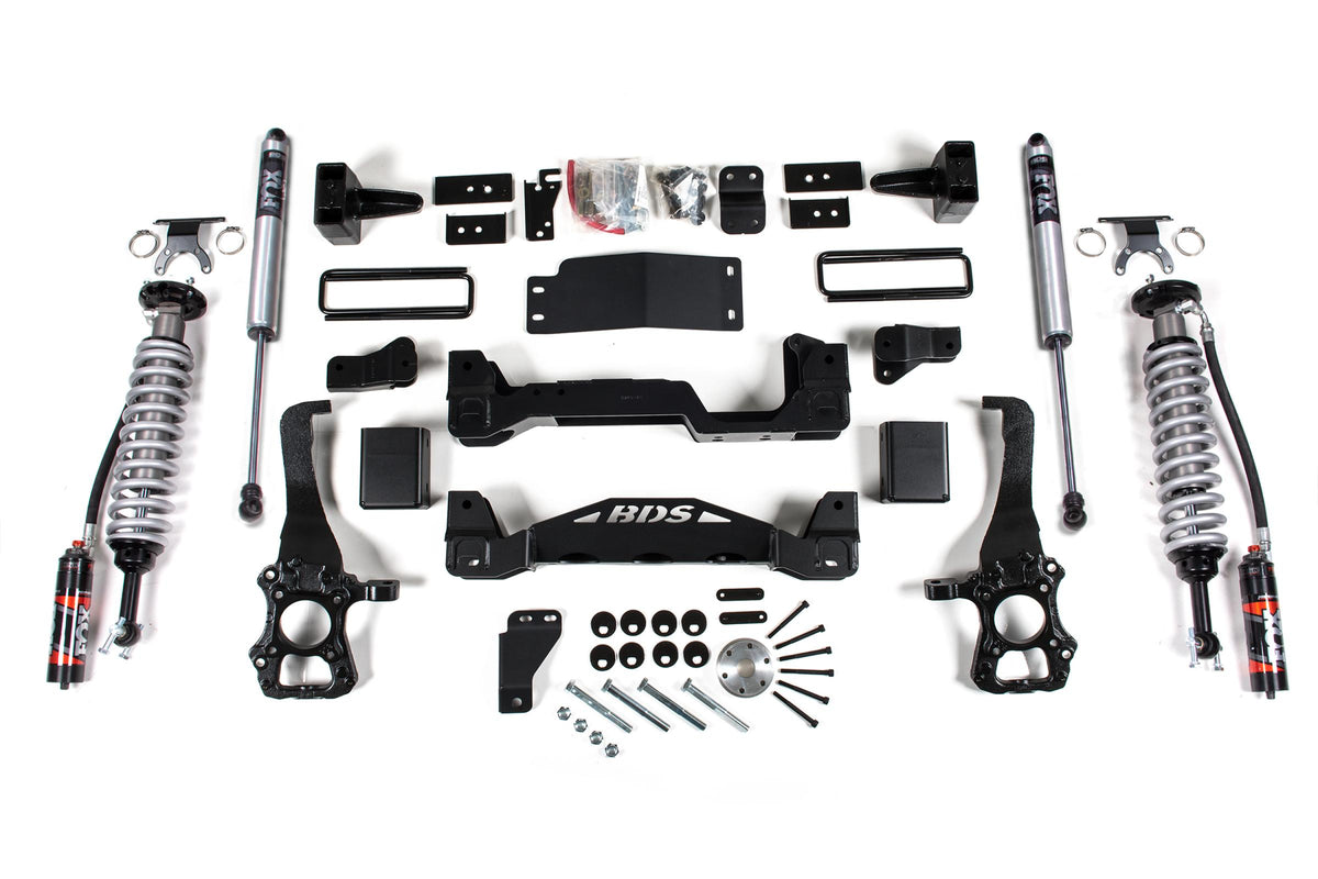 BDS Suspension BDS1590FPE - 4 Inch Lift Kit FOX 2.5 Performance Elite Coil-Over Ford F150 15-20 4WD